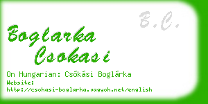 boglarka csokasi business card