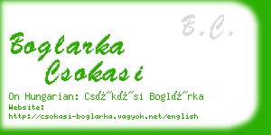 boglarka csokasi business card